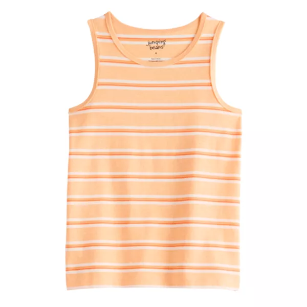 

Майка в полоску для мальчиков 4-12 лет Jumping Beans, цвет taylor orange stripe