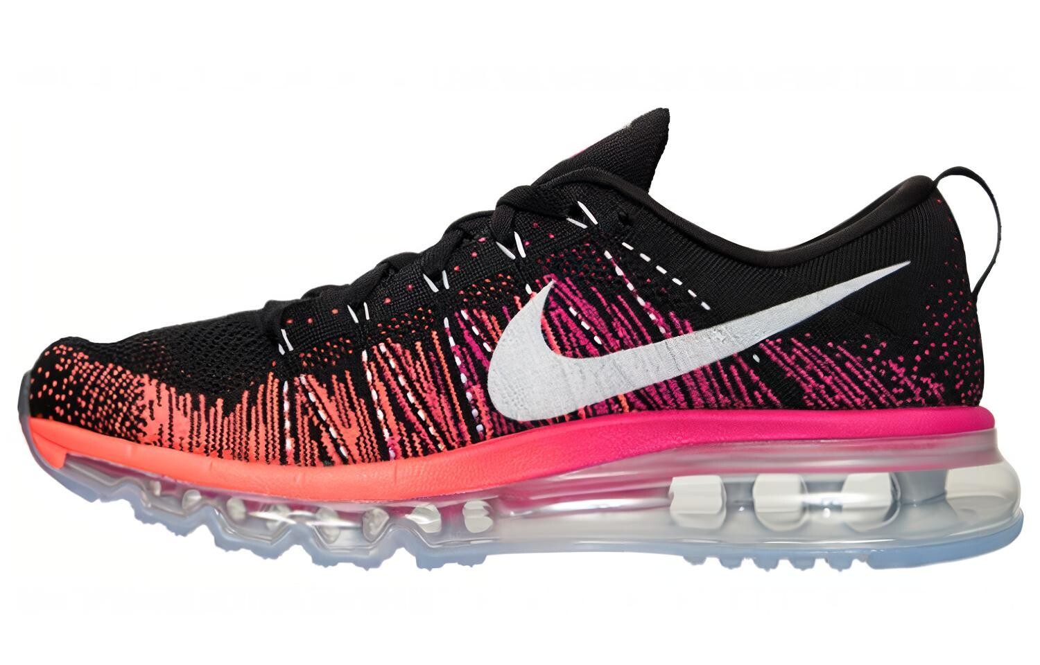 

Кроссовки Air Max Flyknit женские с низким верхом, красные/черные Nike