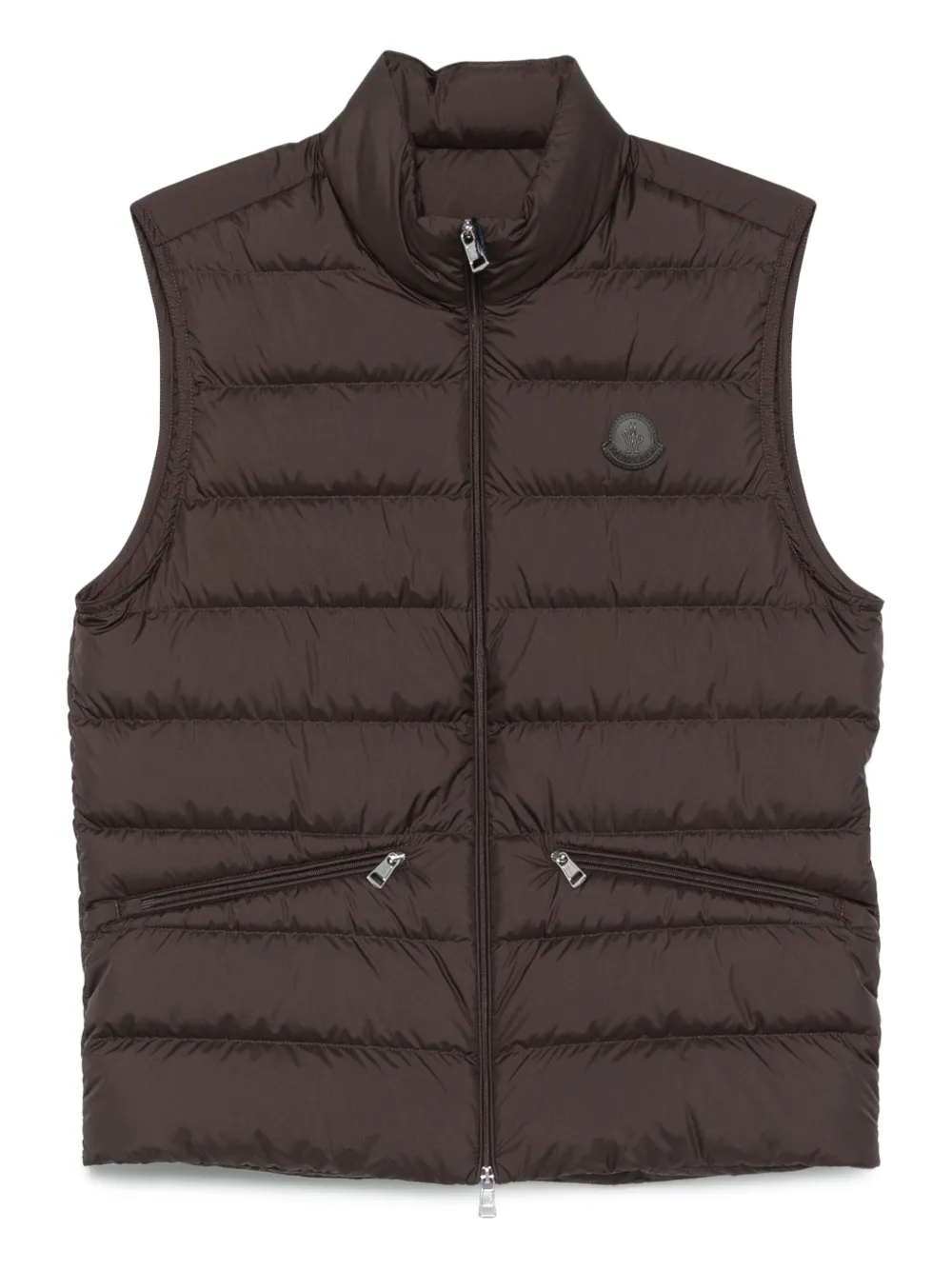

Дутый жилет MONCLER, коричневый