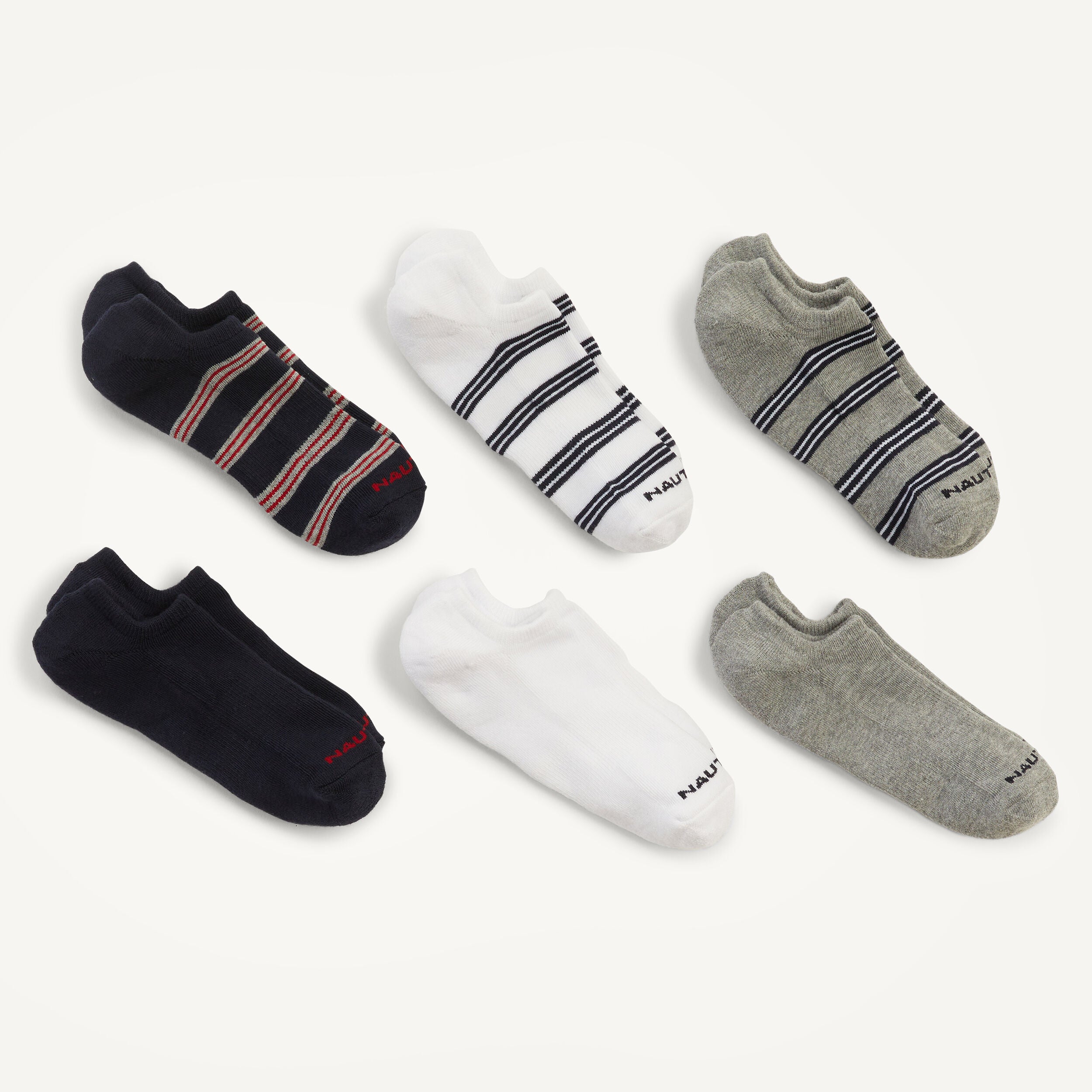

Мужские полосатые носки Nautica, 6 пар в упаковке, цвет assorted b