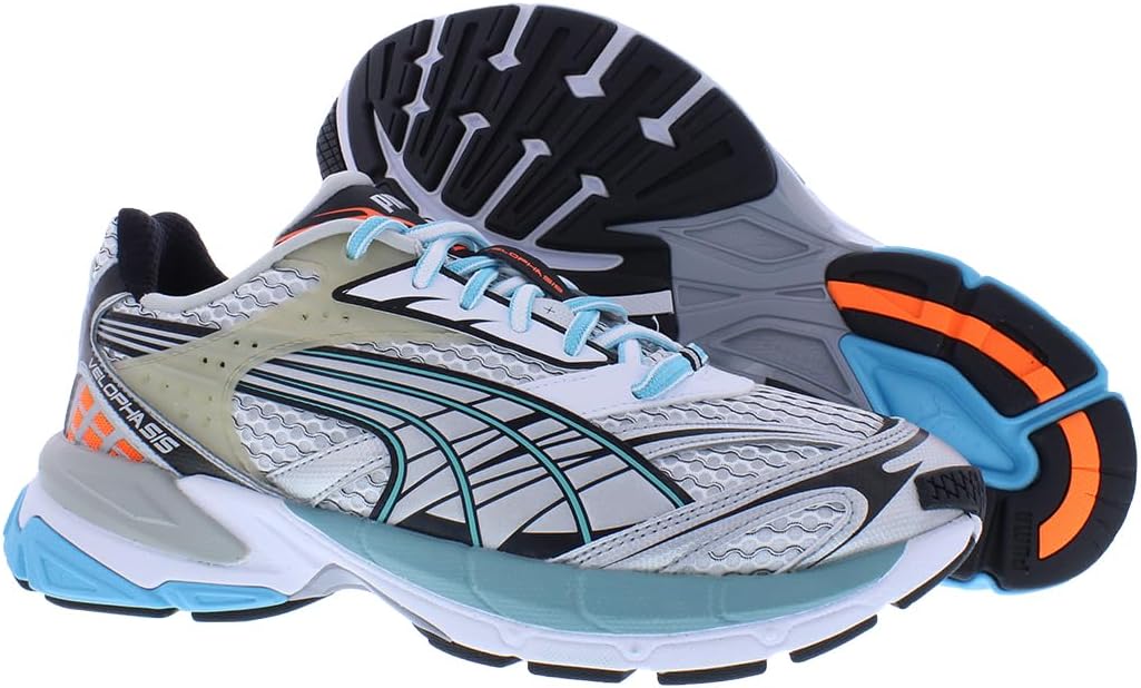 Мужские кроссовки PUMA Velophasis с поэтапной шнуровкой - серые — фото 2