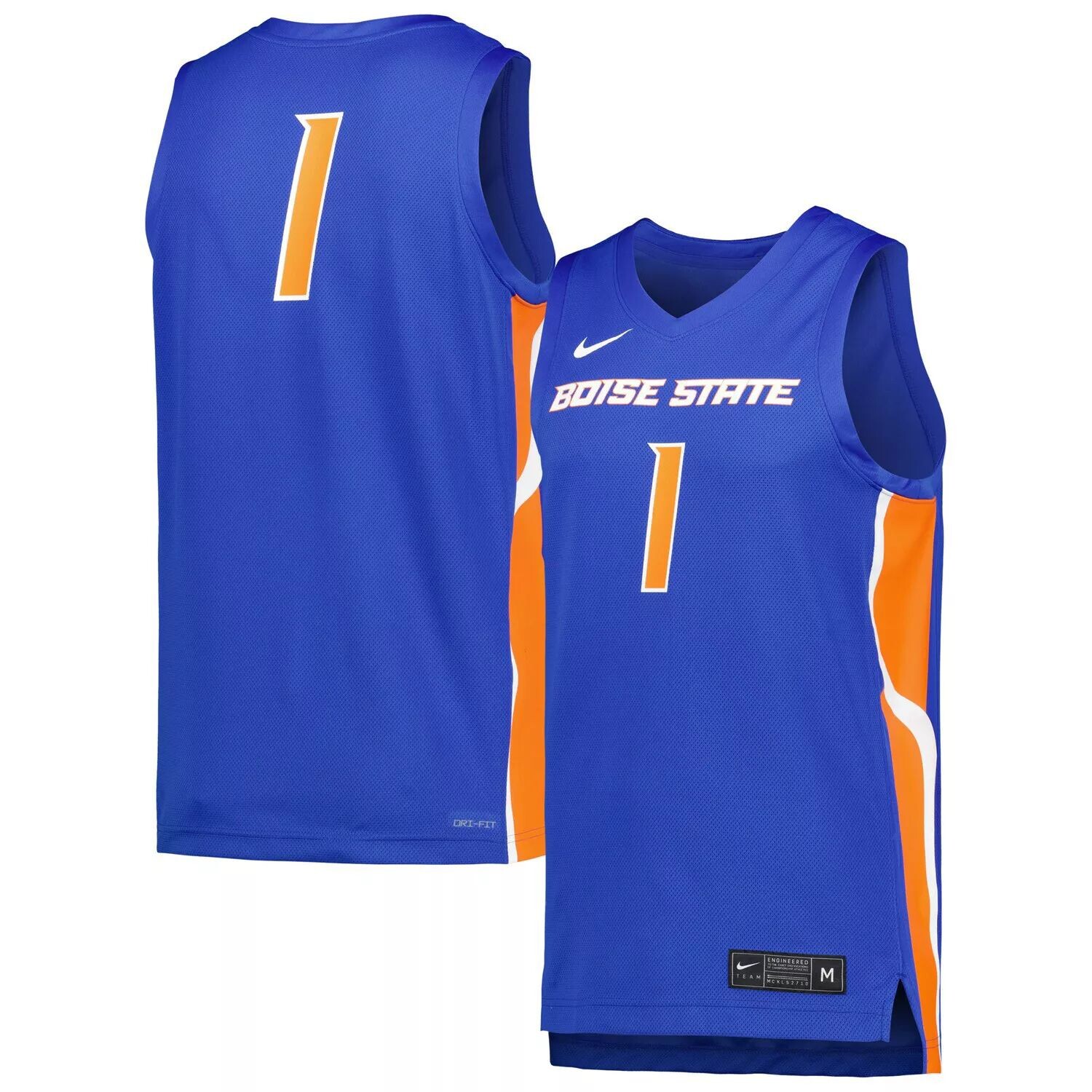 Мужская баскетбольная майка Royal Boise State Broncos реплика Nike — фото 4