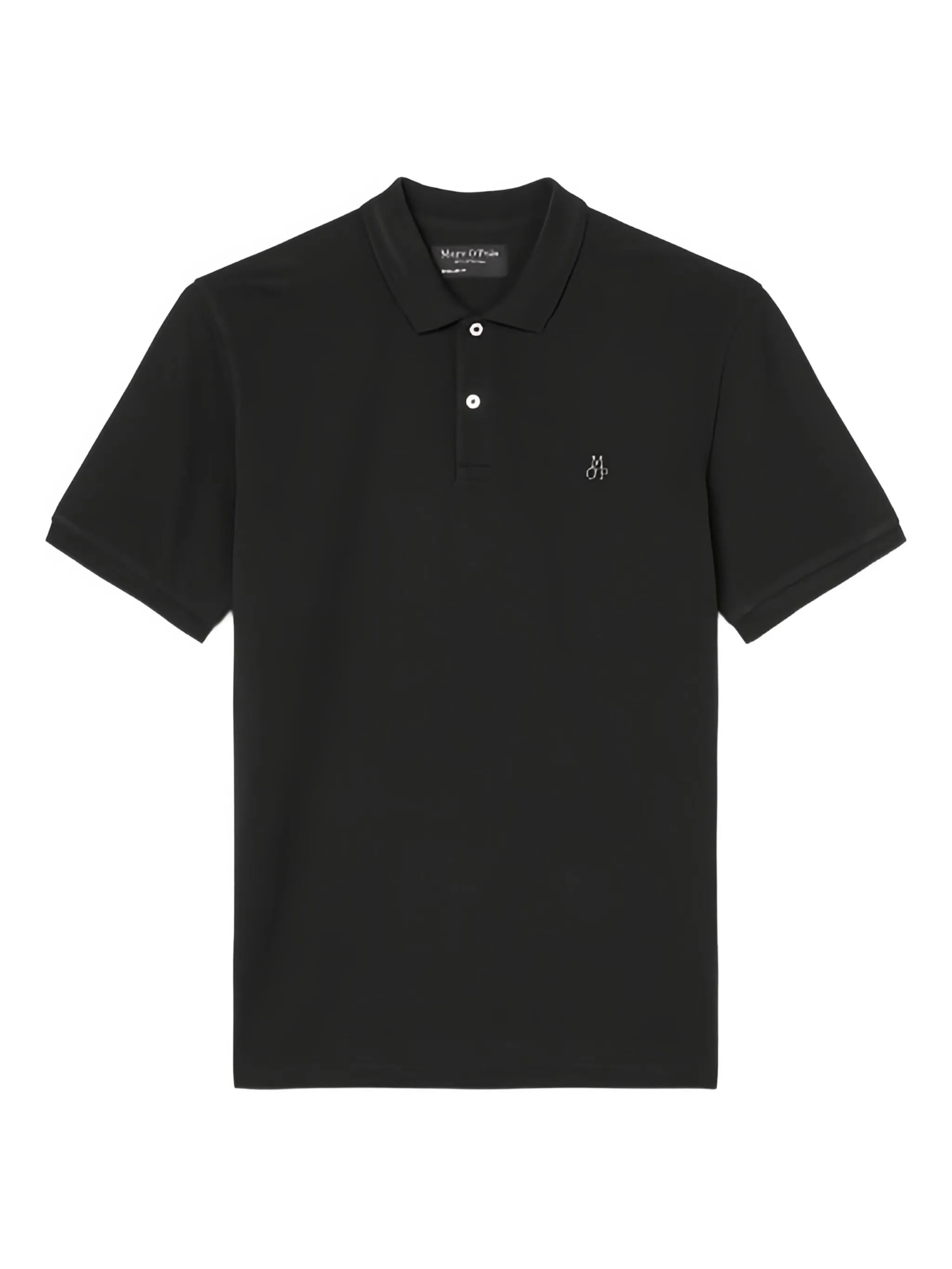 

Рубашка поло с вышитым логотипом Marc O'Polo, черный