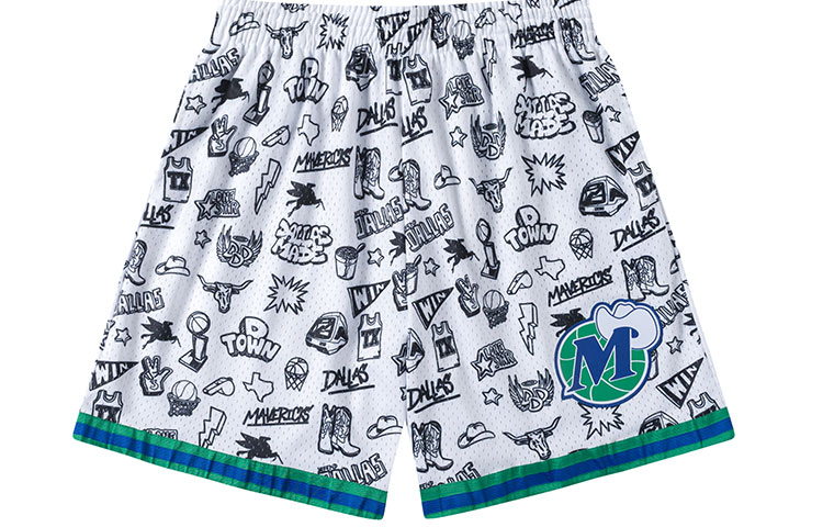 

Баскетбольные шорты мужские разноцветные Mitchell Ness