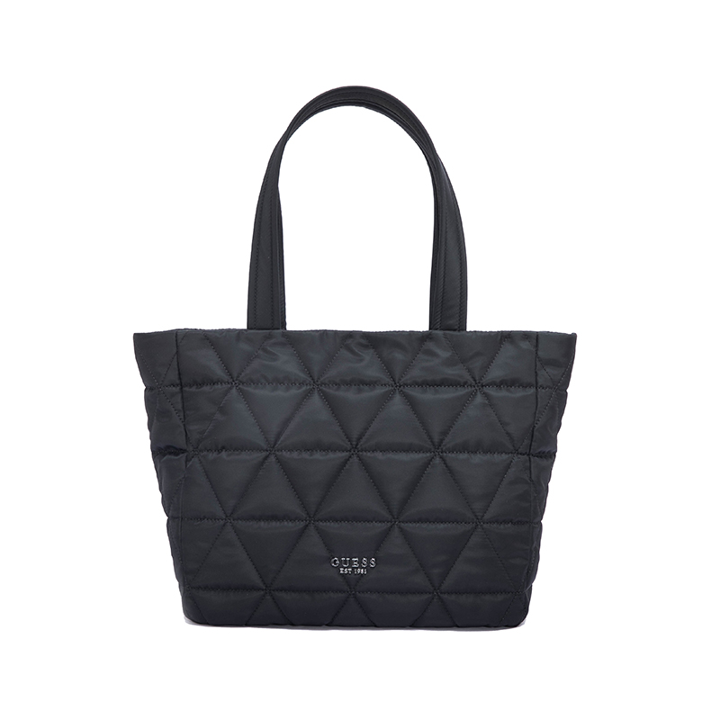 

GUESS Полиэстеровая женская сумка через плечо черно-розовая, Black