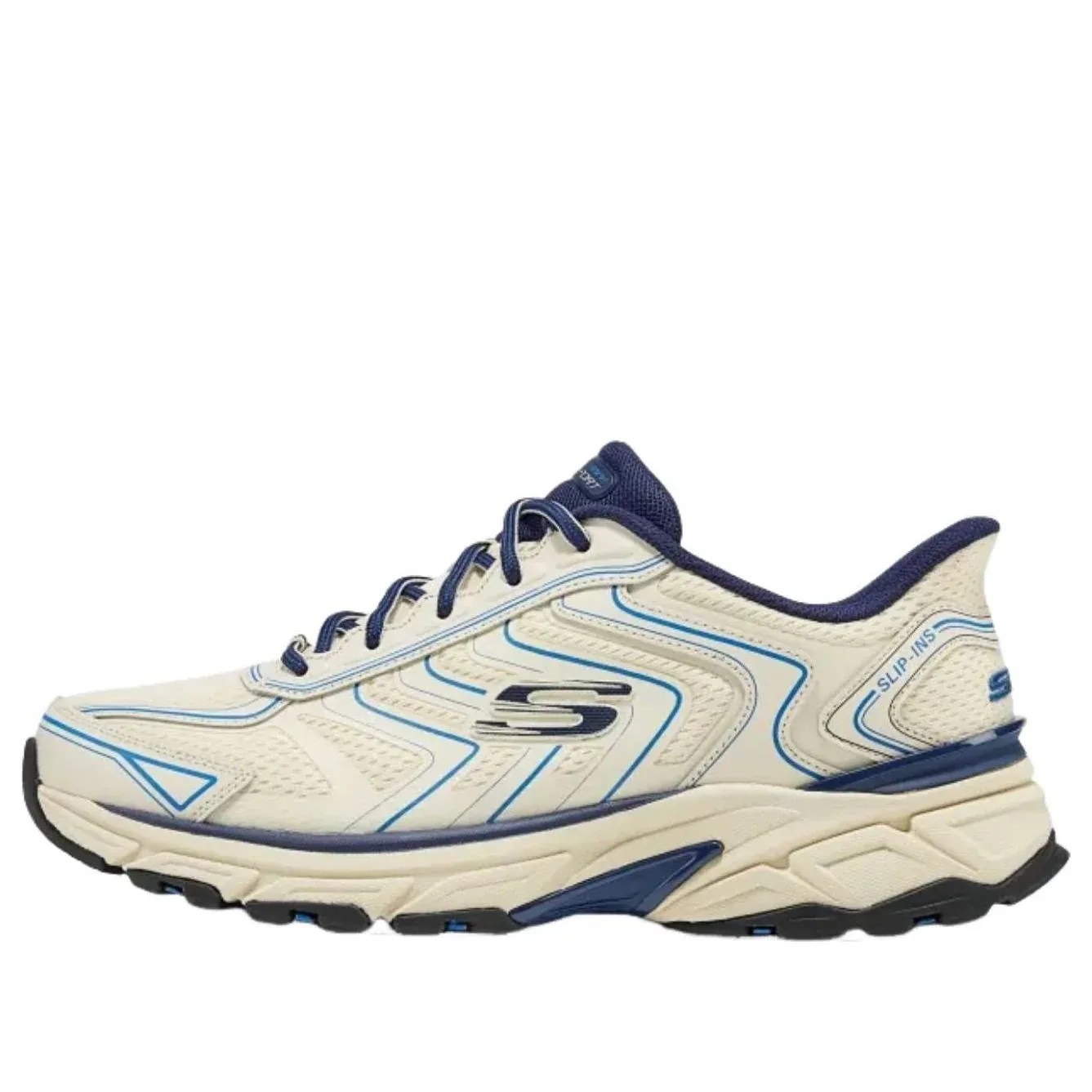 Кроссовки Skechers Stamina 'Бежевый, голубой, слоновая кость'