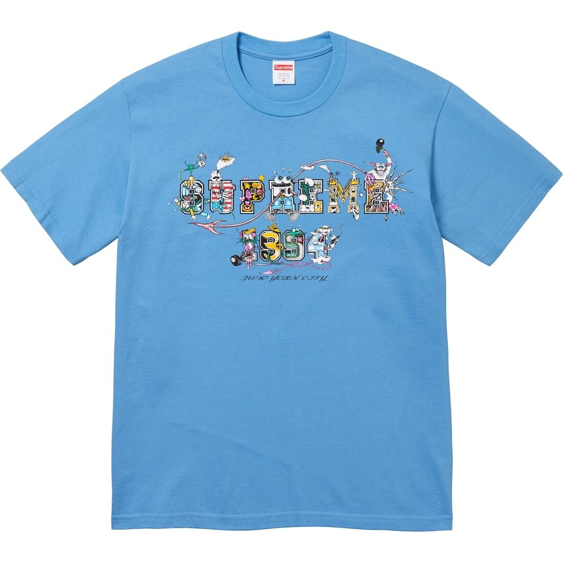 

SS24 WEEK19 Футболка Varsity красная Supreme, синий