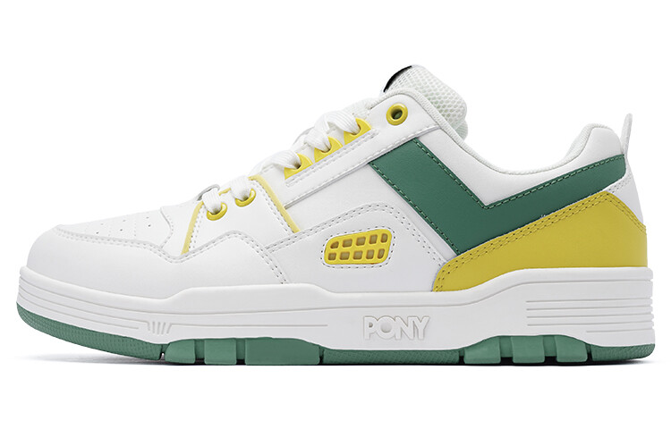 

Кроссовки PONY Reverse Skateboarding Shoes Unisex Low-top Green/White, зеленый
