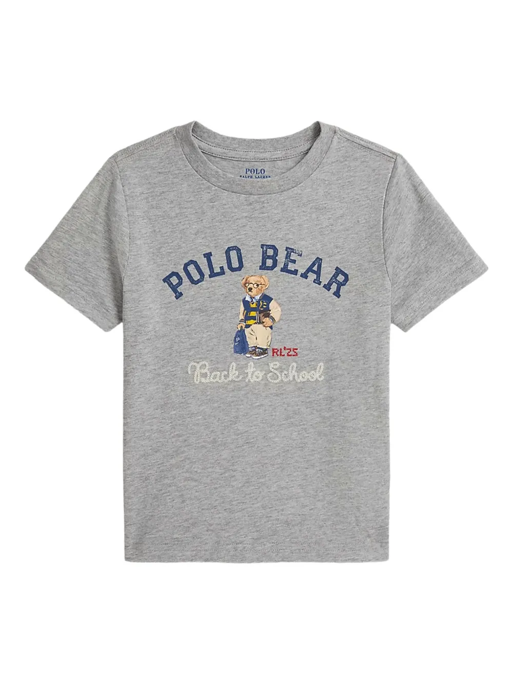 

Футболка с принтом Polo Bear POLO RALPH LAUREN KIDS, серый