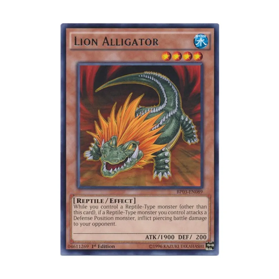 

CCG Лев Аллигатор (Редкий), Yu-Gi-Oh - Battle Pack 3 - Monster League - Singles