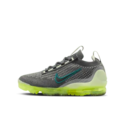 

Кроссовки Nike Air VaporMax 2021 FK, цвет Dark Grey/Barely Volt/Phantom/Black