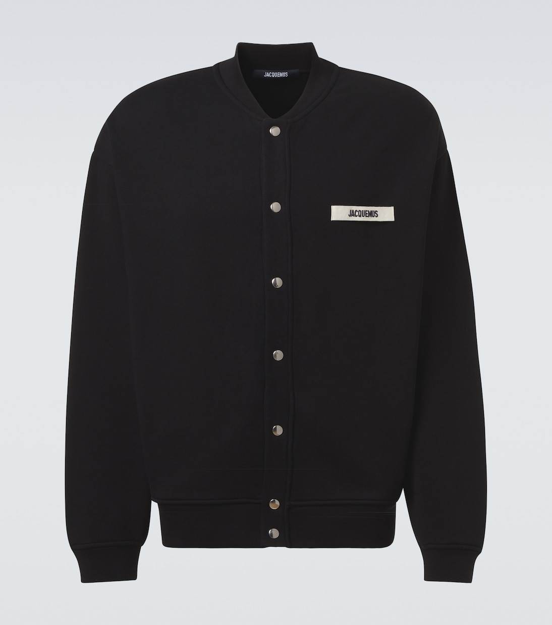 

Кардиган из хлопка с рубчиком Jacquemus, черный