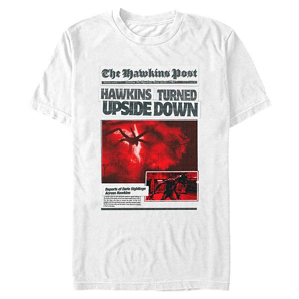 

Футболка Big & Tall Stranger Things Hawkins Upside Down Licensed Character