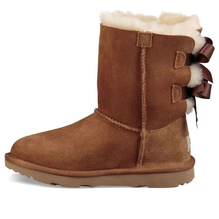 

Зимние ботинки UGG Bailey Bow II Kids, коричневый