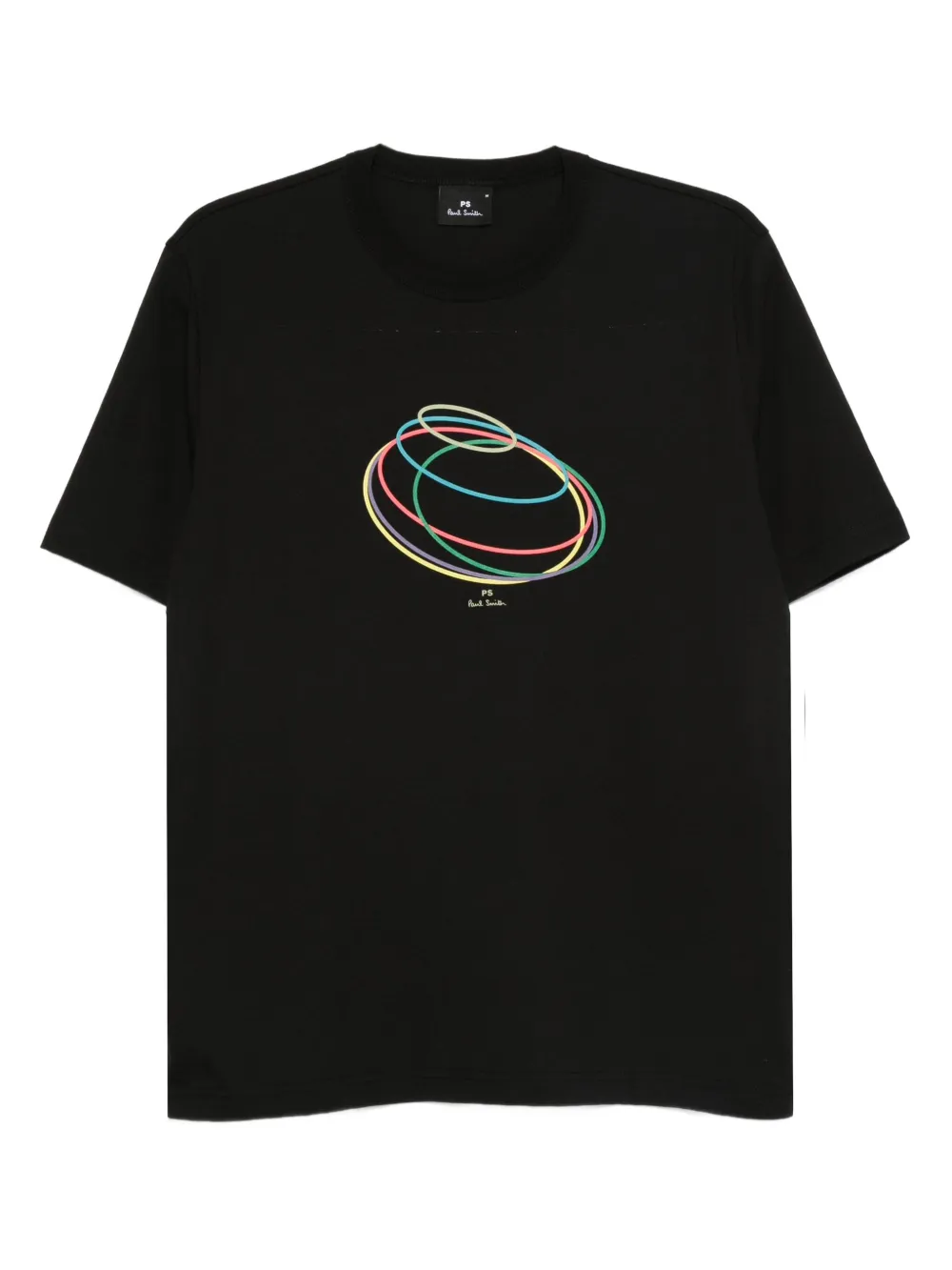 

Футболка с абстрактным принтом PS Paul Smith, черный
