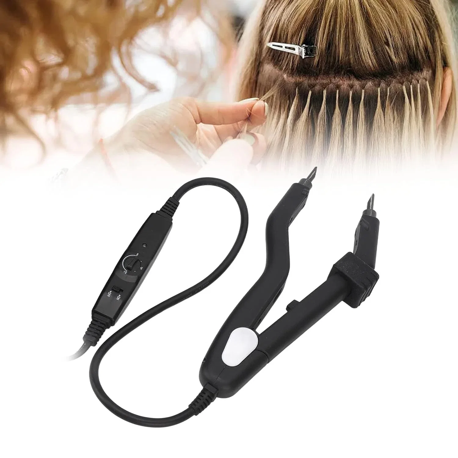 Инструмент для наращивания волос Fusion Heat Tongs, 100-240 В (вилка EU) Ejoyous — фото 3