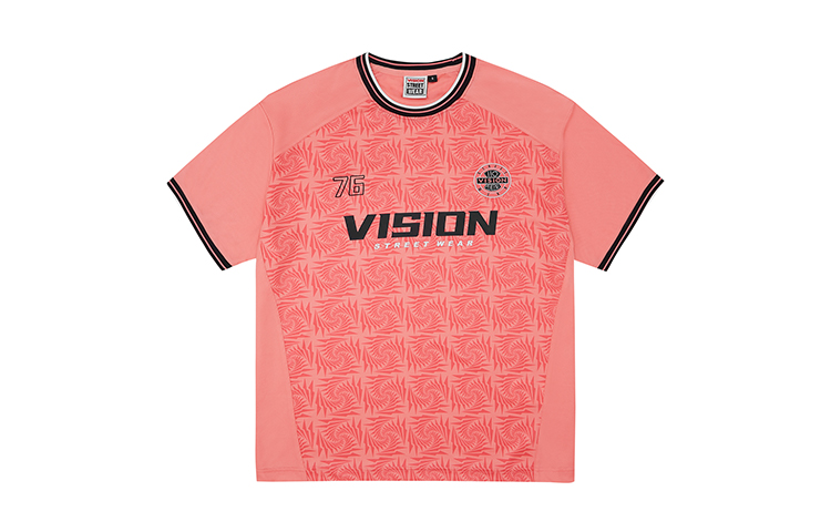 

Футболка с регланными рукавами Unisex Vision Street Wear, коралл