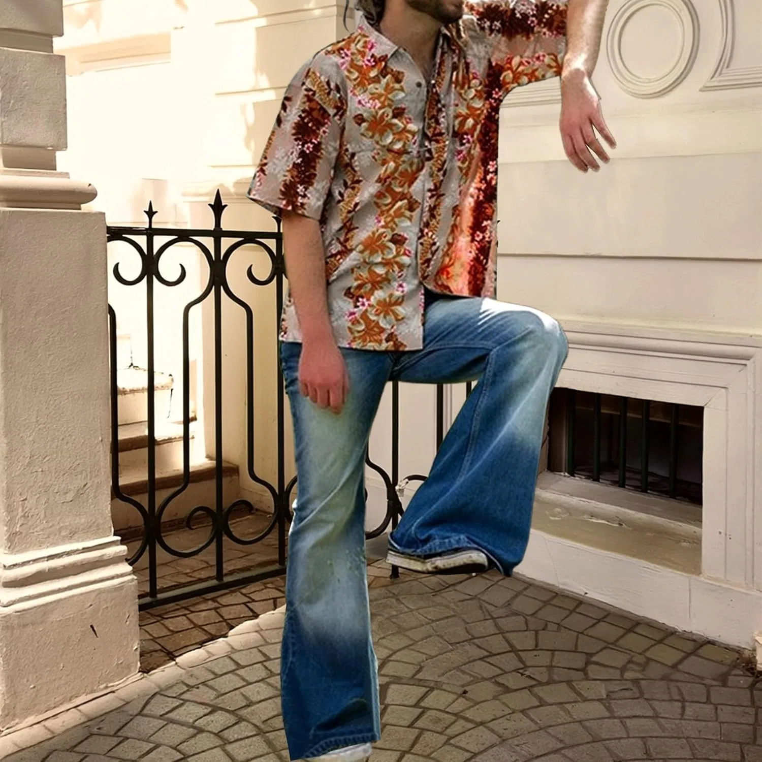 Джинсы свободные Y2K, Classic Fashion, синие — фото 2