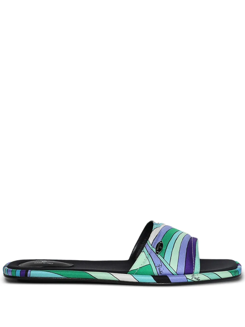Сандалии Yummy с узором PUCCI, зеленый