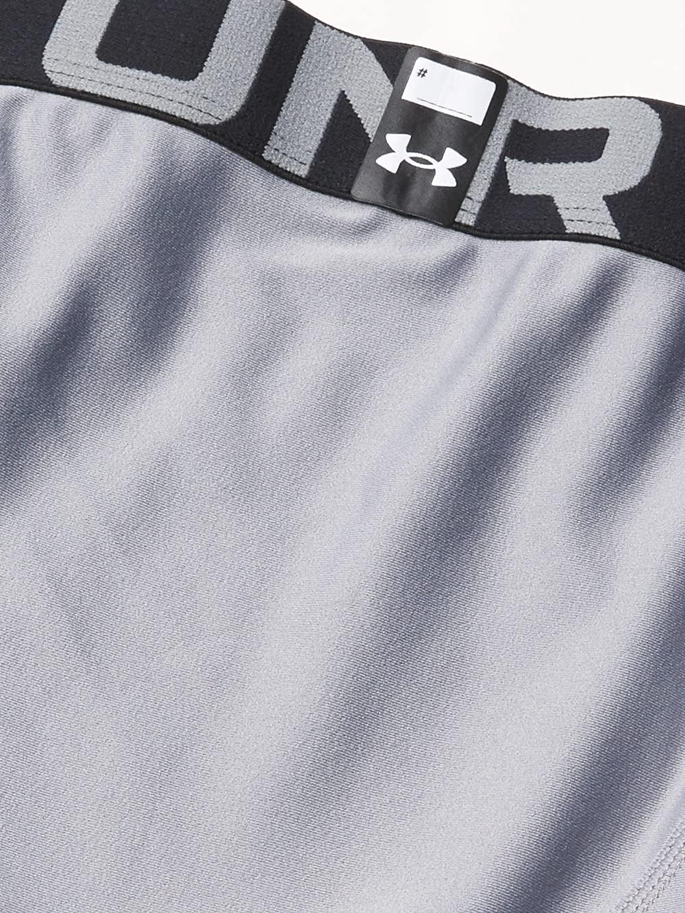 Детские шорты Under Armour HeatGear Armour, Steel (035)/Black — фото 2
