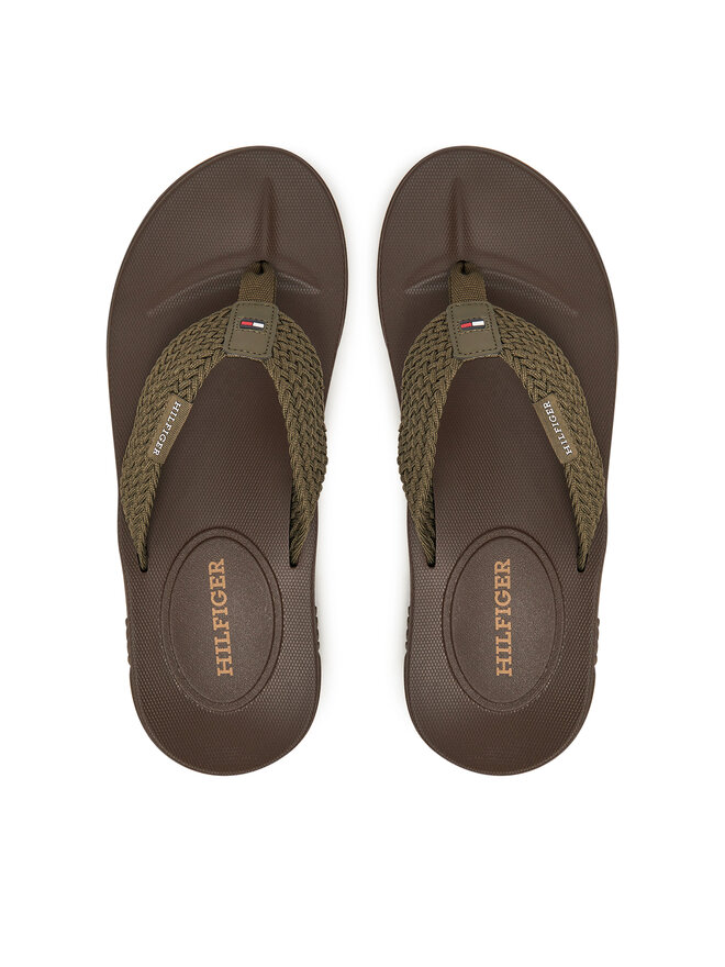 

Шлепанцы Molded Web Beach Sandal Fm0Fm05434 Tommy Hilfiger, хаки