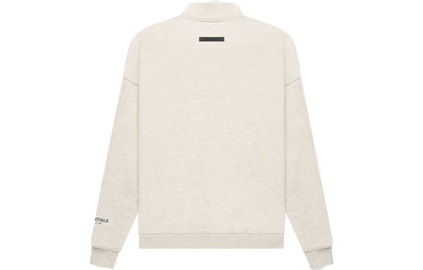 Толстовка Fear of God Essentials FW21 Pullover Mockneck Light Heather Oatmeal, цвет light heather oatmeal — фото 2