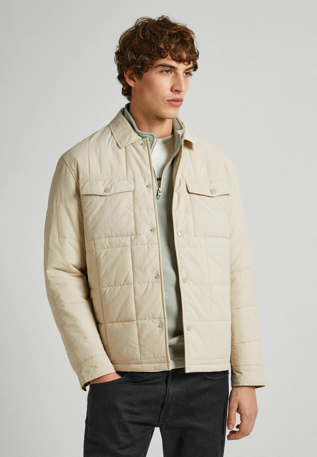 

Демисезонная куртка Pepe Jeans, цвет light beige