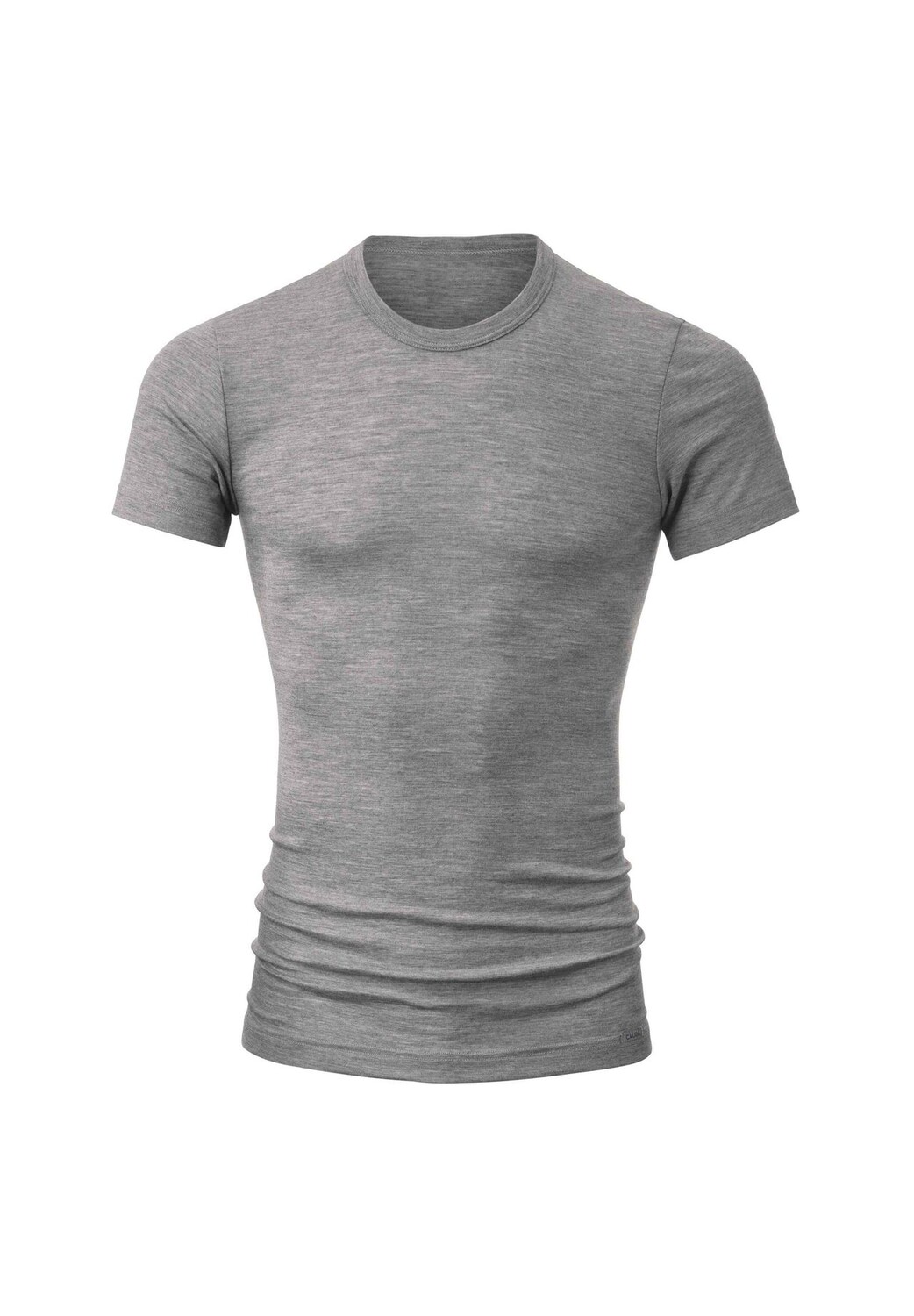 

Мужская рубашка из шерсти и шелка Wool & Silk CALIDA, цвет Platin Mel_