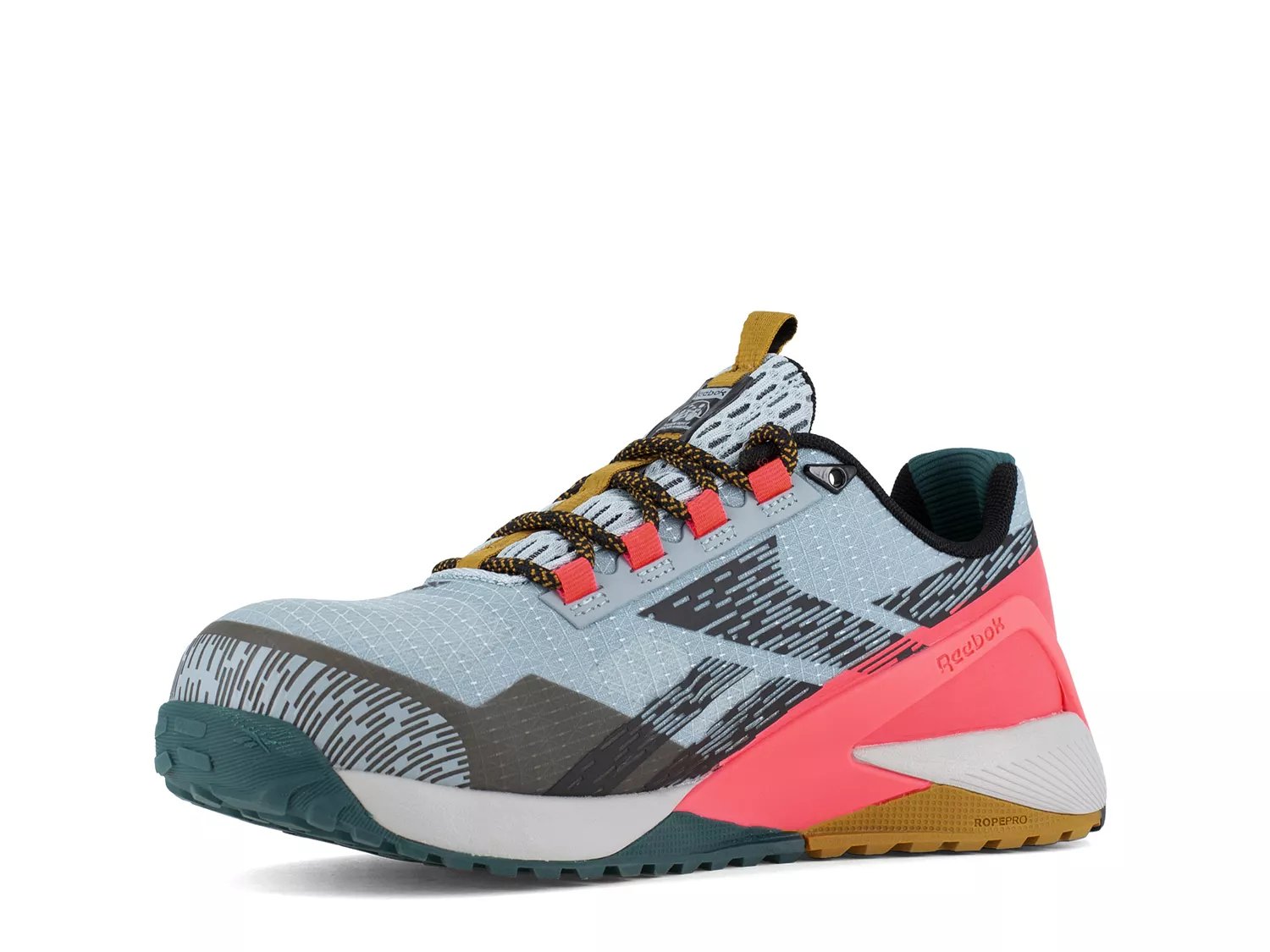 Кроссовки Reebok Work Nano X1 Adventure Composite Toe Work Sneaker - Women's, светло-голубой/мультиколор — фото 4