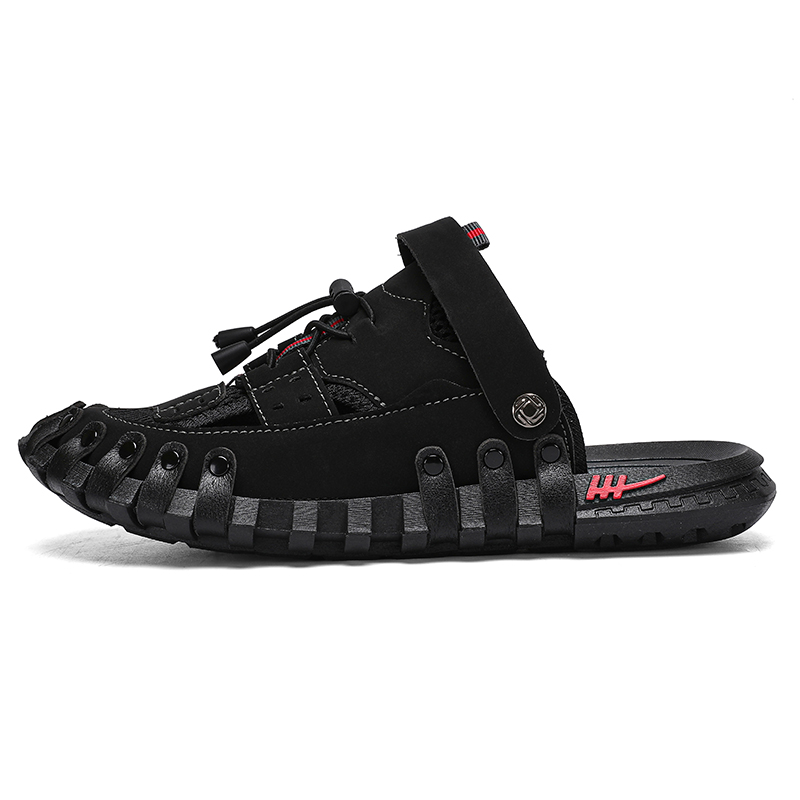 

Сандалии с закрытым носком мужские LONGYING, Black