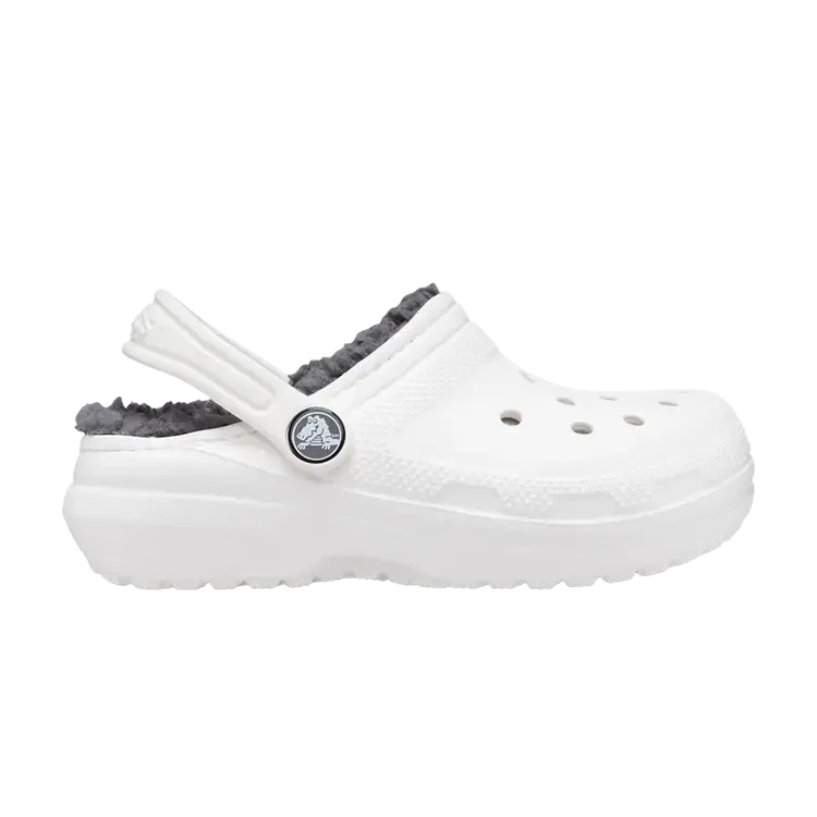 Сабо Crocs Classic Lined Clog Kids, белый