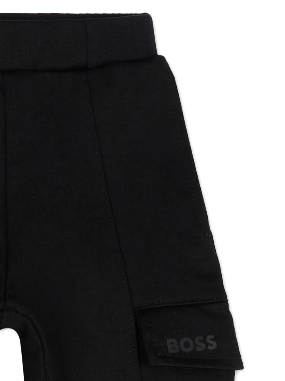 Спортивные брюки с логотипом и карманом Boss Kidswear, черный — фото 3