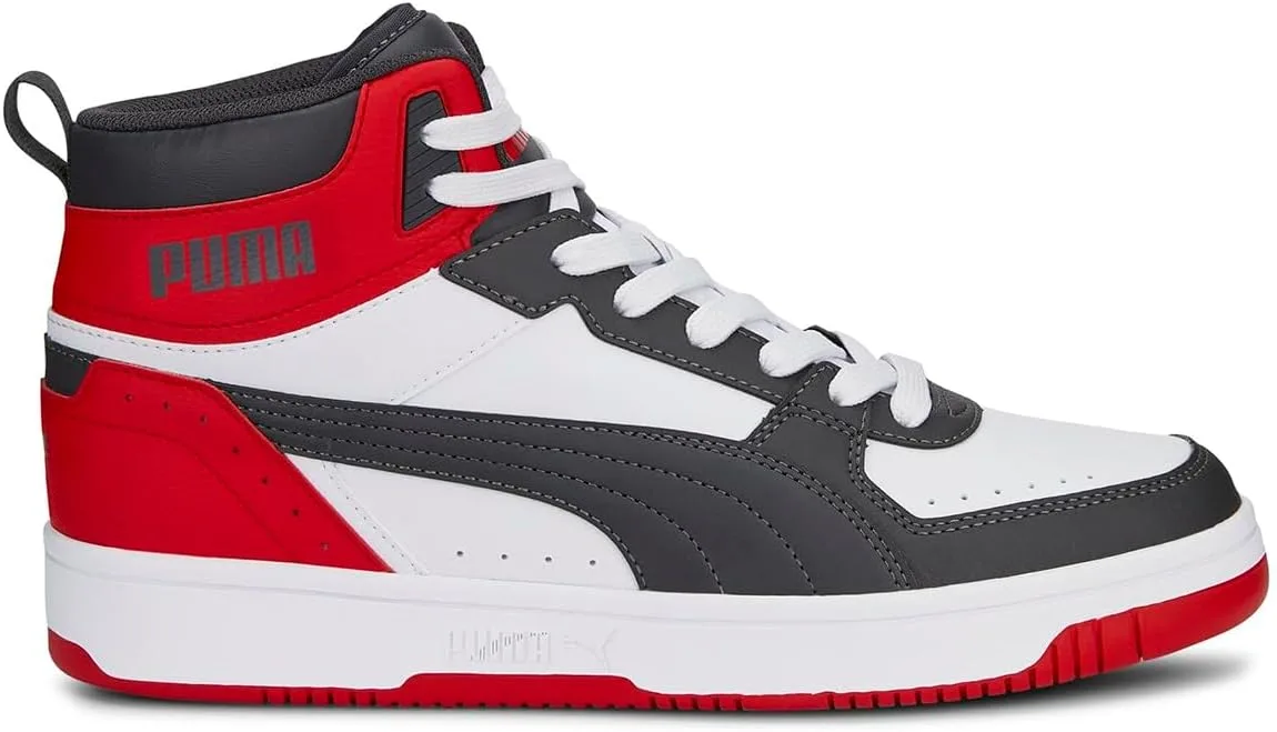 Кроссовки Puma унисекс Puma Rebound JoySneaker, белый/красный — фото 3