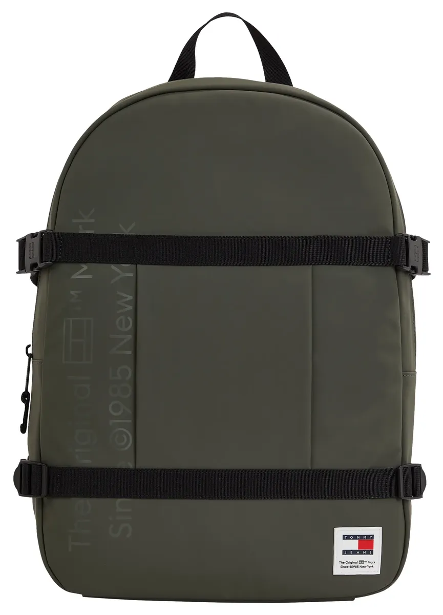 

Рюкзак Tommy Jeans "Мужской TJM DAILY + DOME BACKPACK Backpacks", рюкзак для отдыха, школьный рюкзак, рабочий рюкзак, цвет Pewter Green