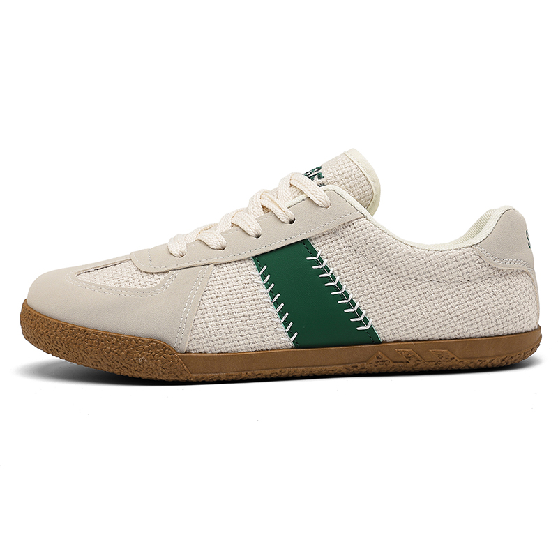 

VAEL Низкие повседневные мужские туфли бежево-зеленые, цвет Beige Green