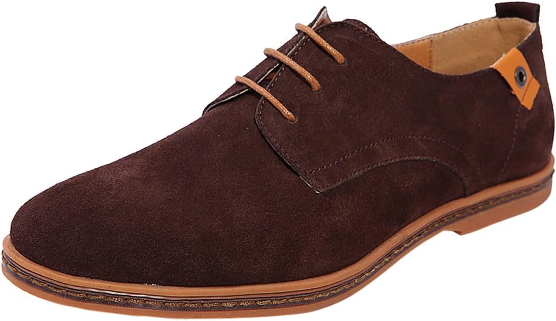 

Мужские коричневые классические туфли, повседневные оксфорды, деловые туфли, кожаные лоферы без шнурков для мужчин, для вождения, офиса, отдыха на природе, удобная и стильная обувь Generic