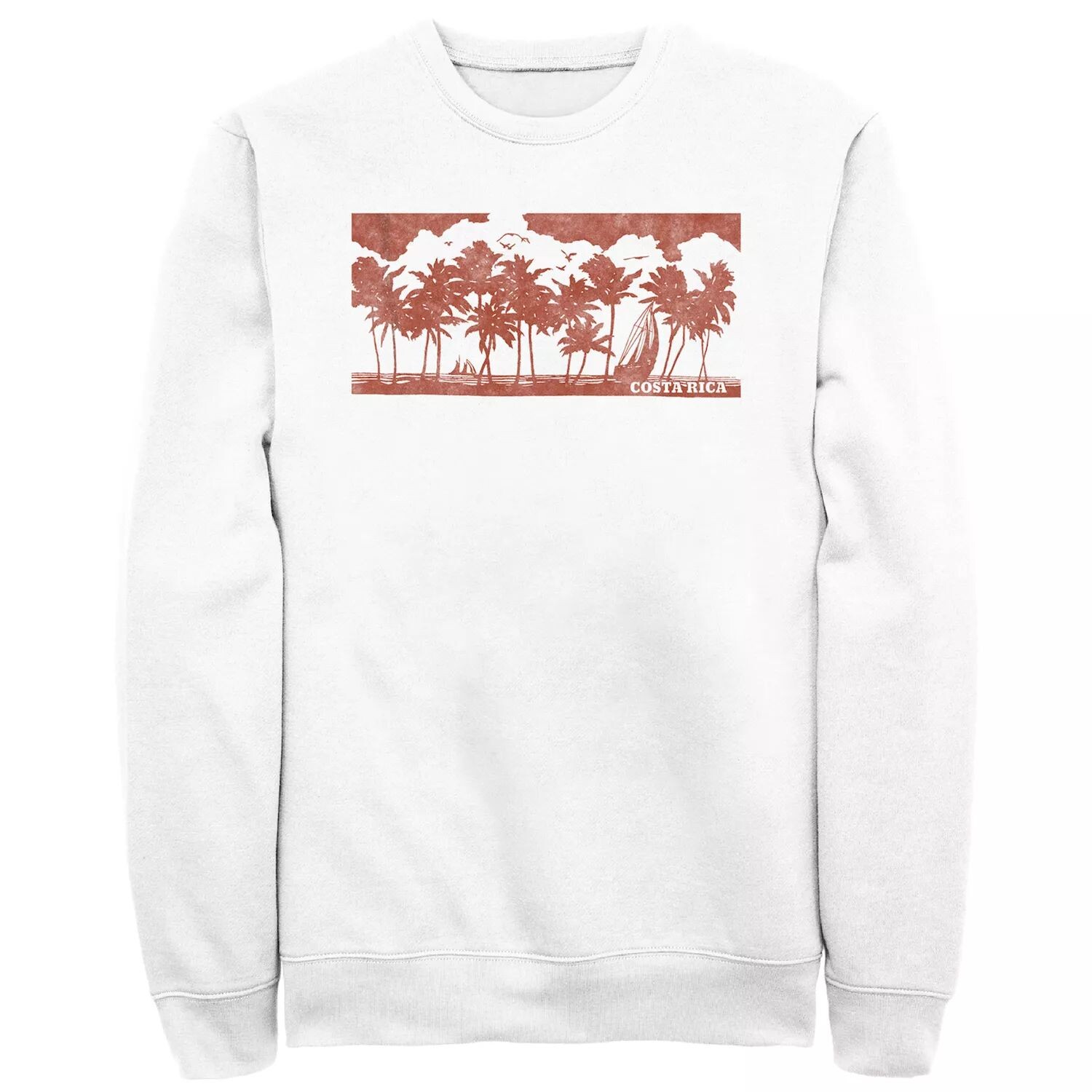 

Мужской свитшот Costa Rica Silhouette Skyline Generic
