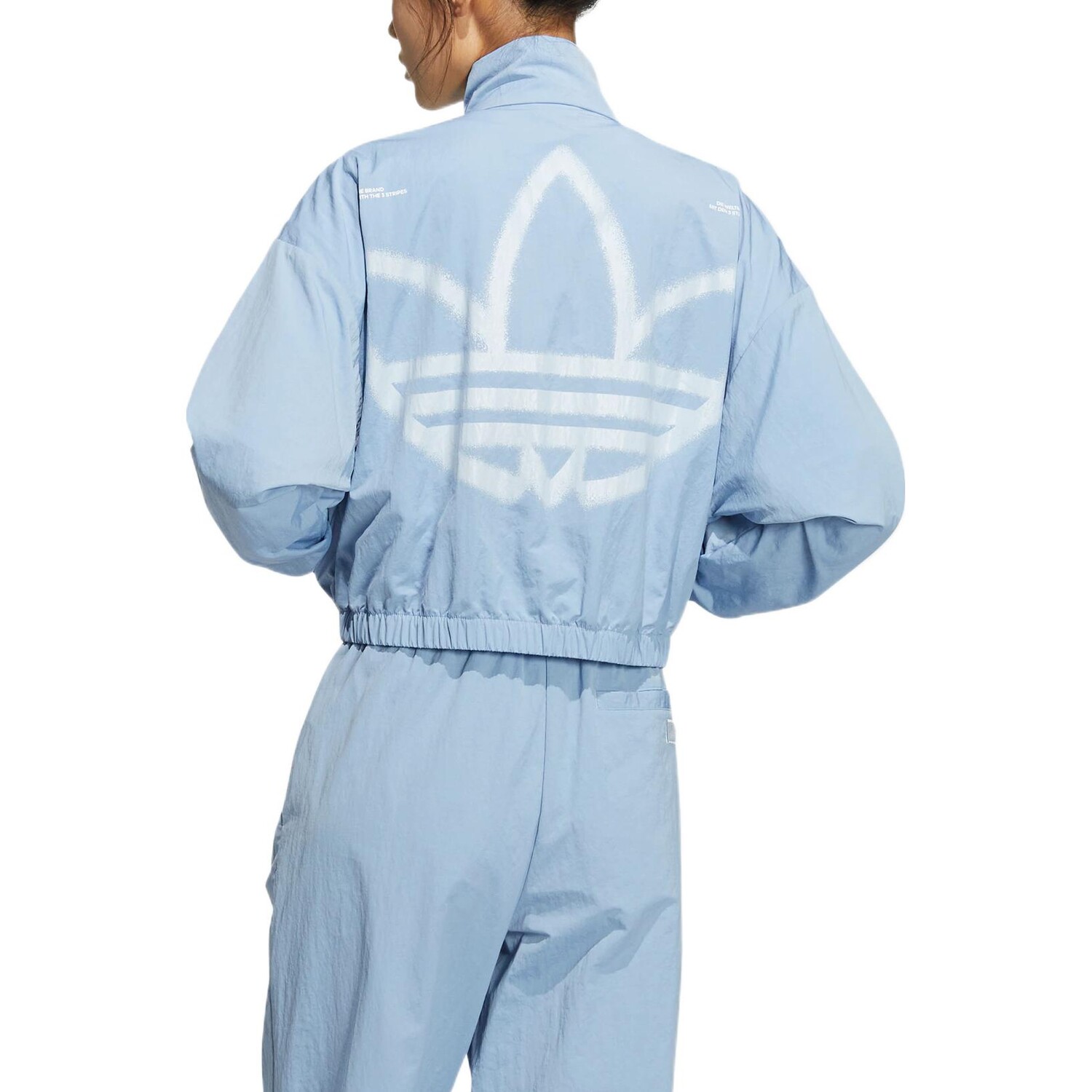 Куртка женская небесно-голубая Adidas Originals — фото 3