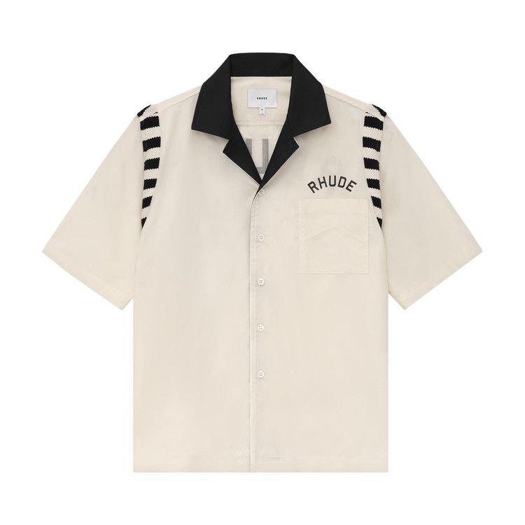 

Рубашка Rhude Chamonix Alpine Shirt, White/Black