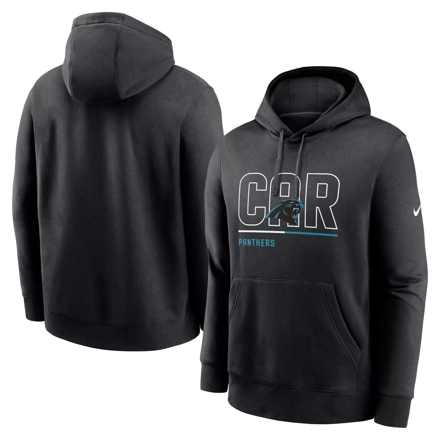 

Мужской флисовый пуловер с капюшоном Black Carolina Panthers City Code Club Nike, Черный, Мужской флисовый пуловер с капюшоном Black Carolina Panthers City Code Club Nike