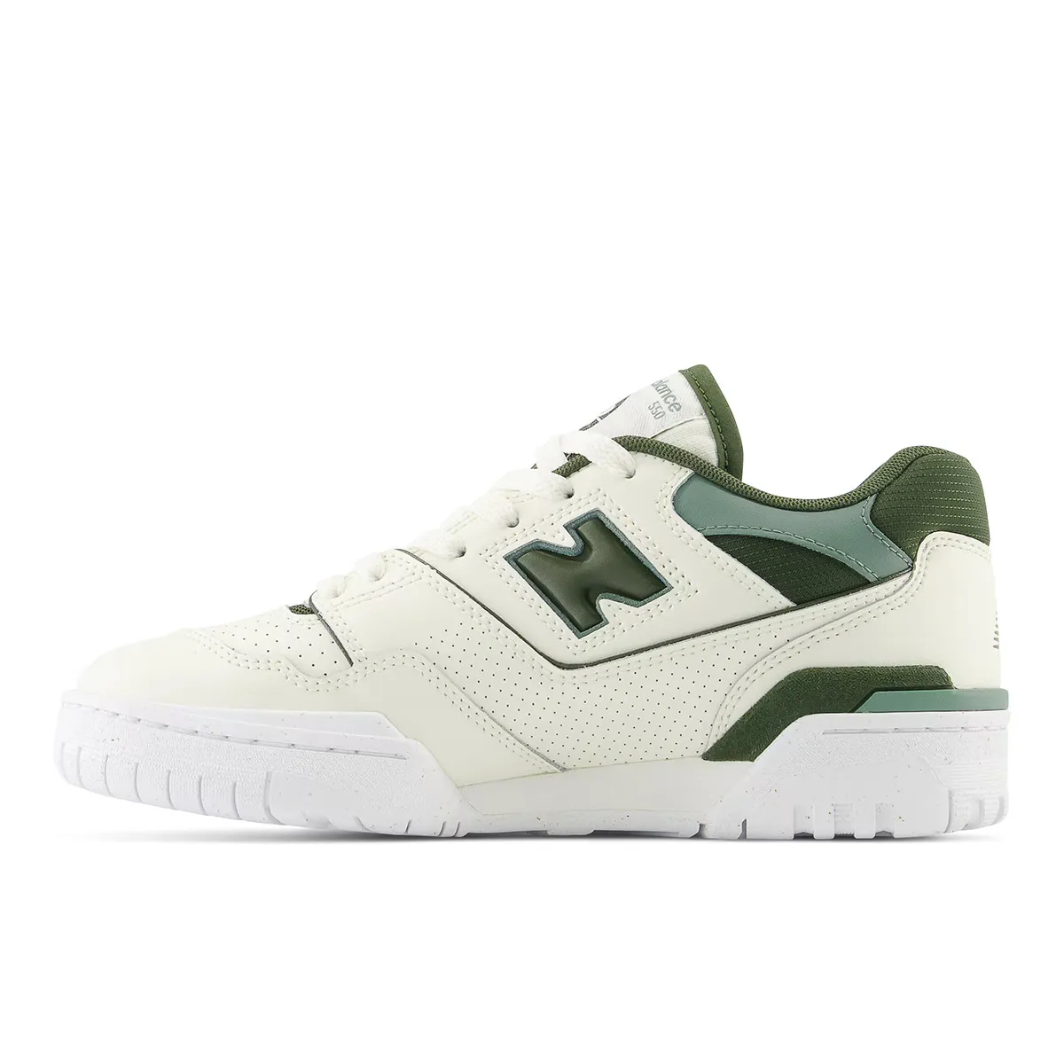 Женские повседневные кроссовки Retro Basket 550 New Balance, белый/зеленый — фото 4