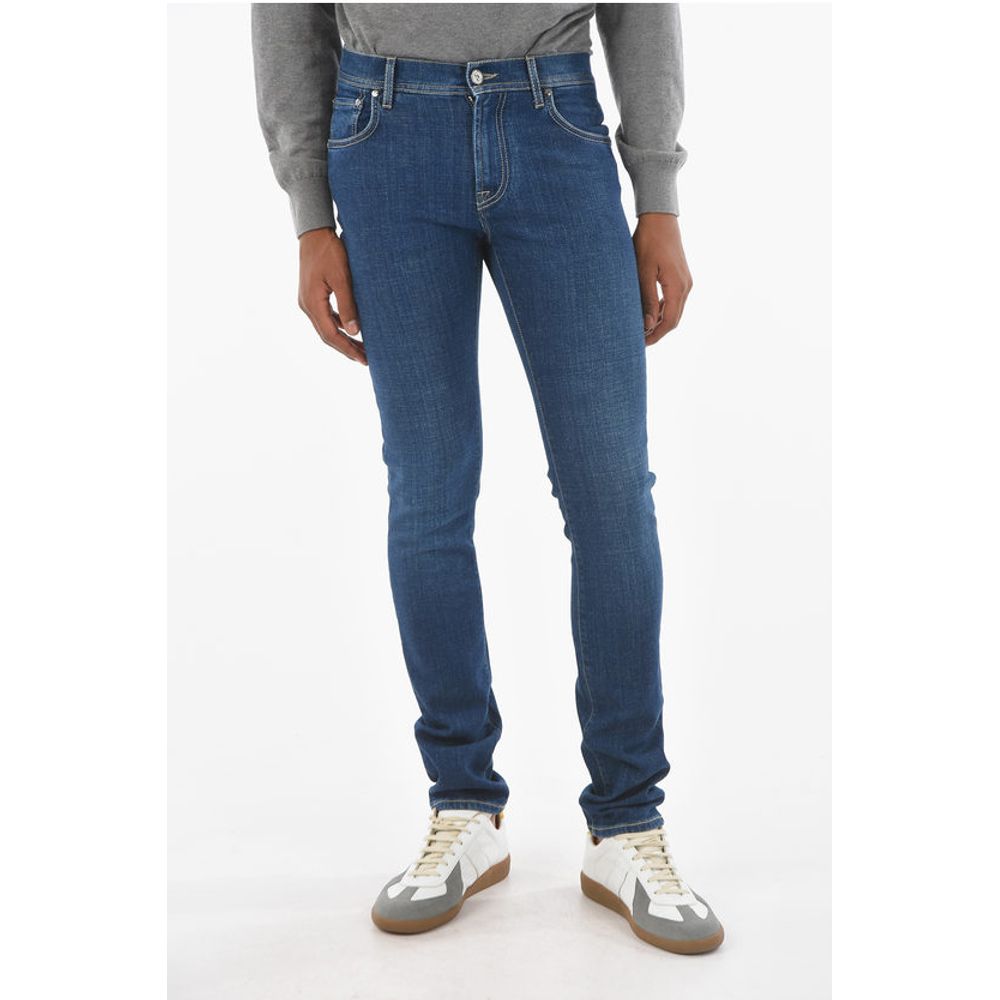 

ID 5 Карманные темные джинсы Slim Fit Corneliani, Blue