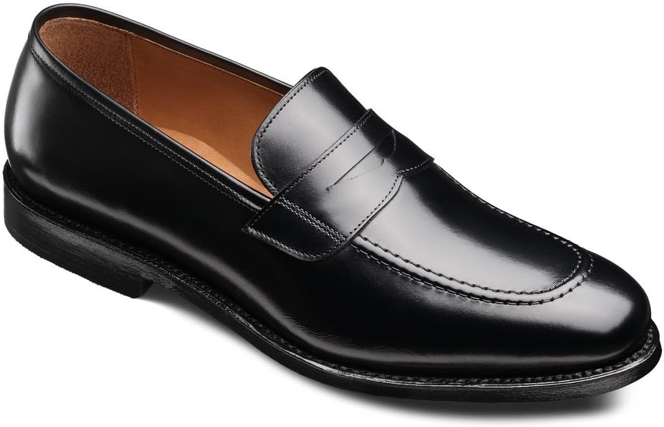 Мужские лоферы Allen Edmonds Lake Forest с классической вставкой, черный — фото 2