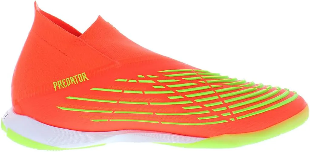 Футбольные кроссовки Adidas Predator Edge.1 для игры в зале - унисекс, красный/зеленый/черный — фото 2