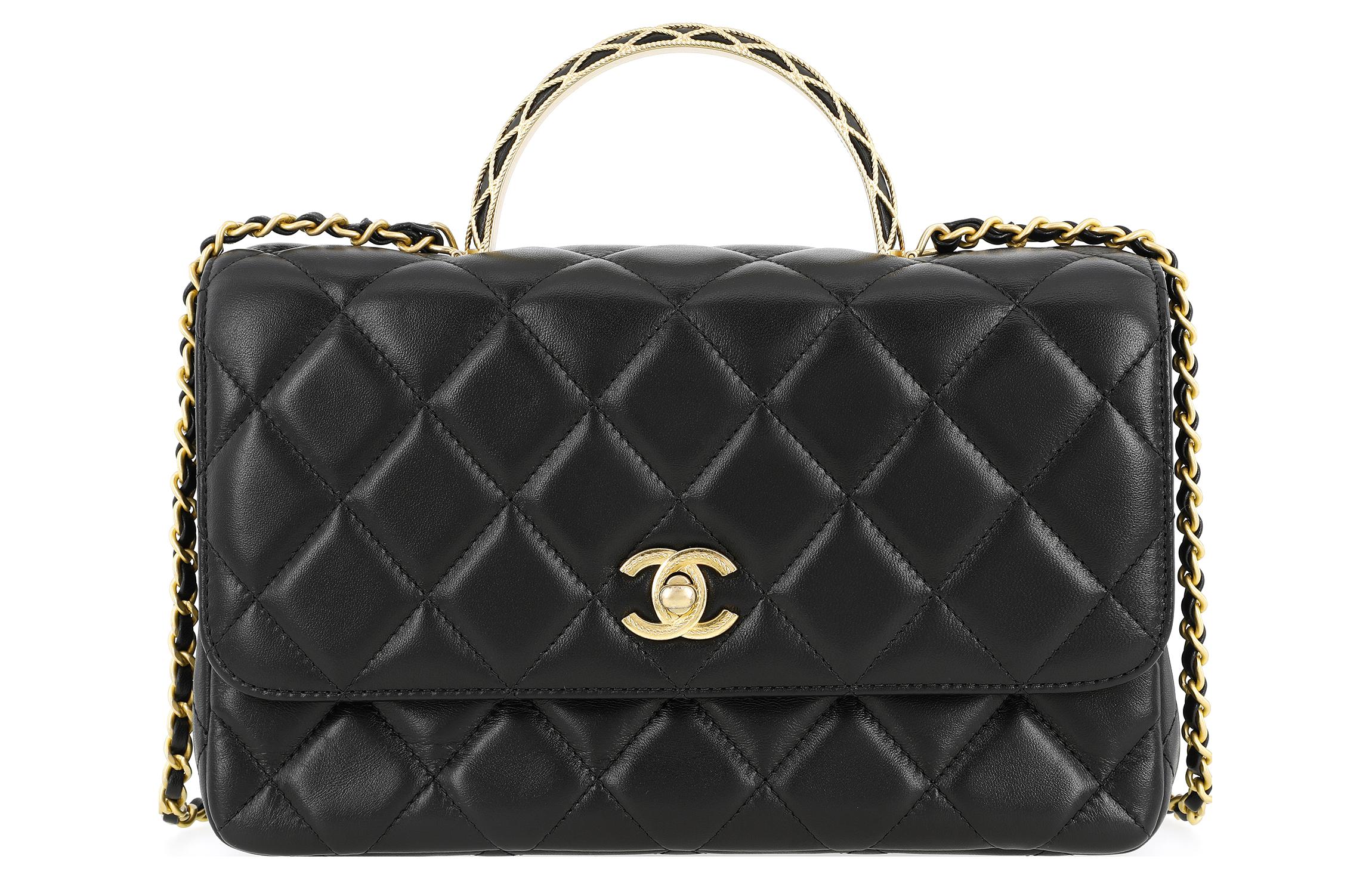 

CHANEL Кожаная сумка через плечо
