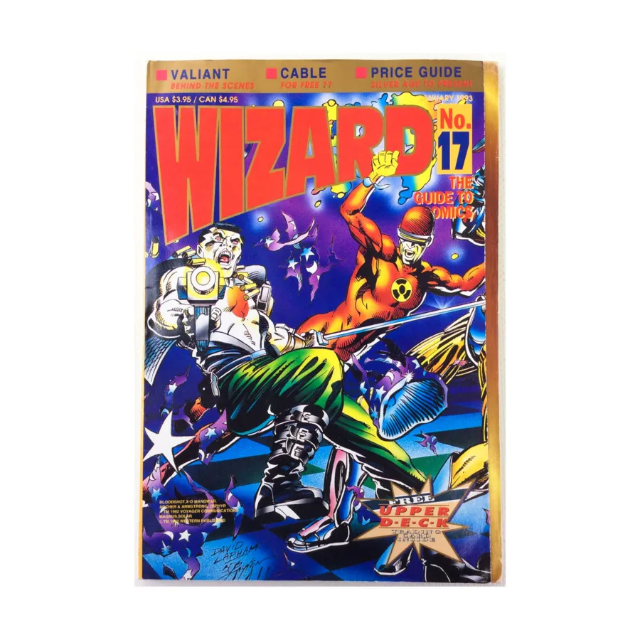 

Журнал #17 "Valiant, Cable, Price Guide", Wizard Magazine