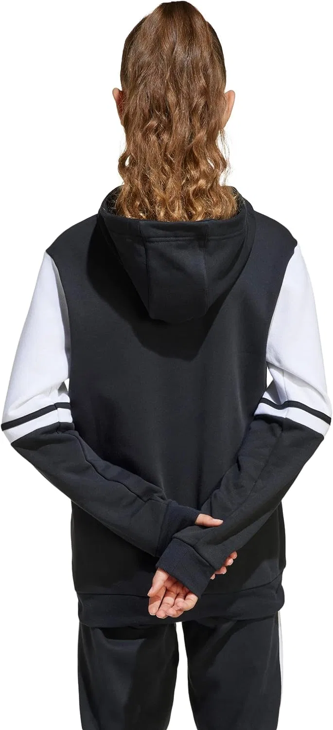 Детская худи Squadra25, adidas, черный/белый — фото 2