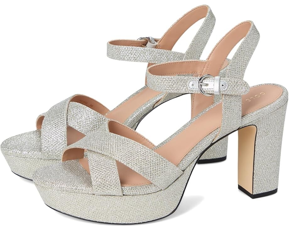 

Туфли Cole Haan Riannon Platform Sandal, цвет Silvr Glitter Mesh