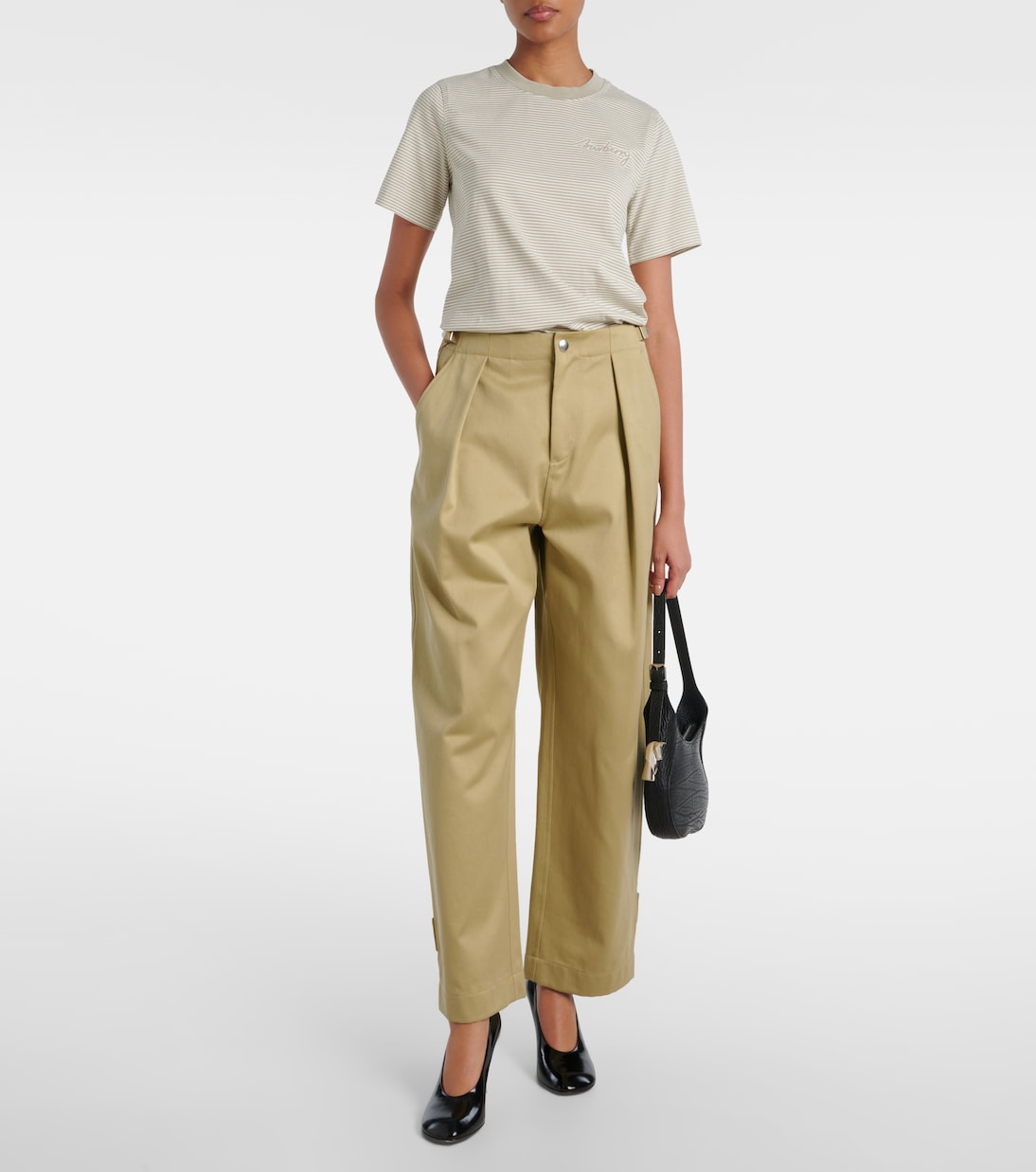Футболка Burberry Skylark из хлопкового джерси — фото 2