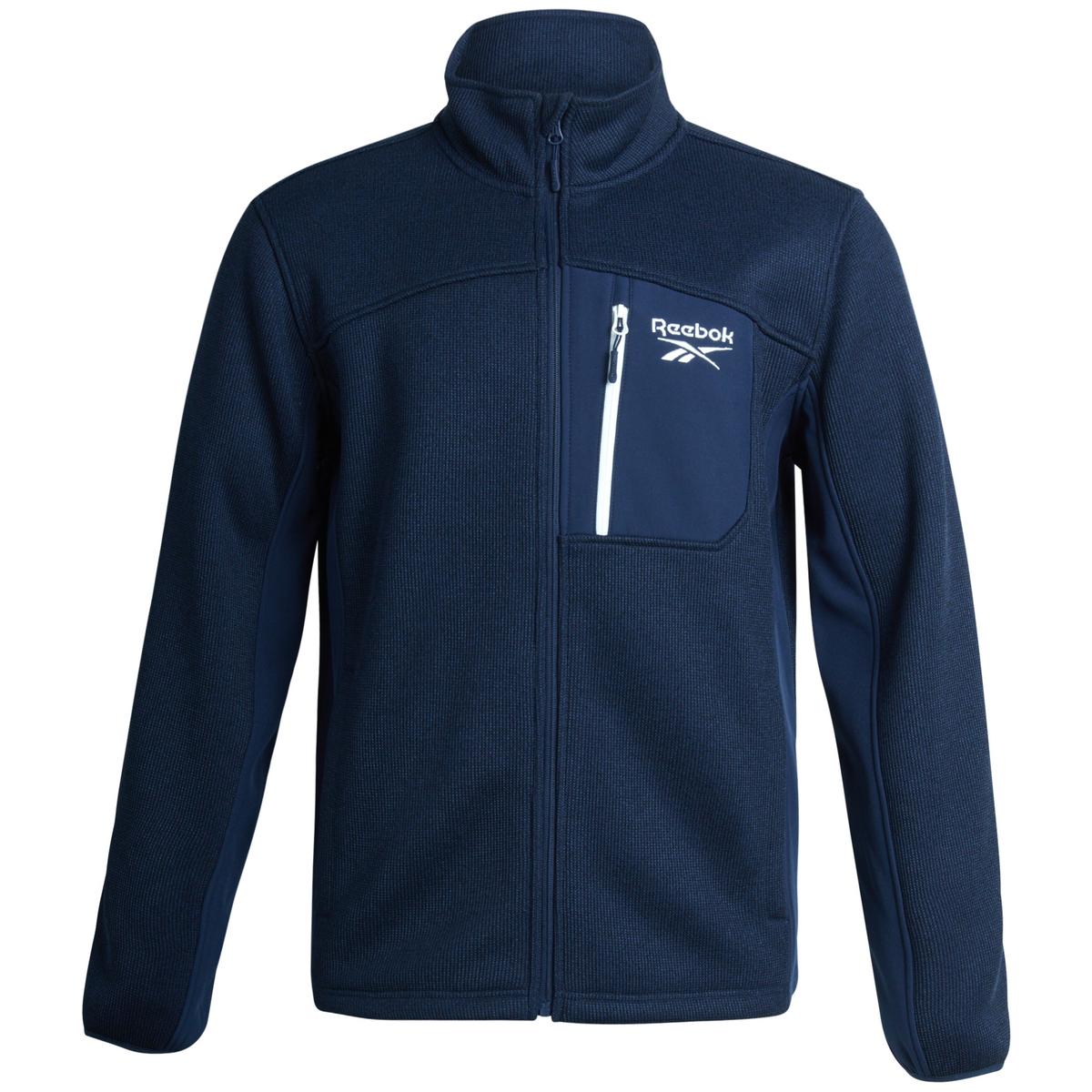 

OMRB1195EC Мужская флисовая легкая флисовая куртка Reebok, цвет vector navy